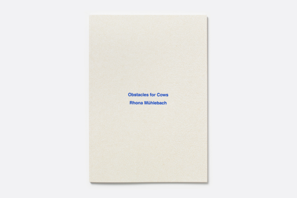 Rhona muehlebach cahier dartiste cover pro helvetia